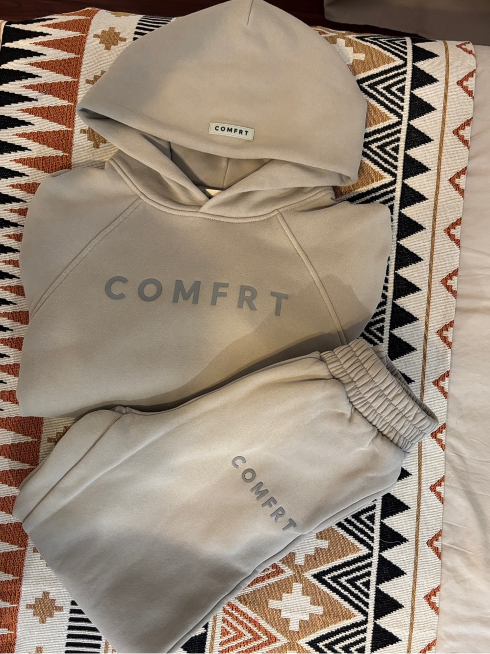 Comfrt matching Jogger Set in Taupe